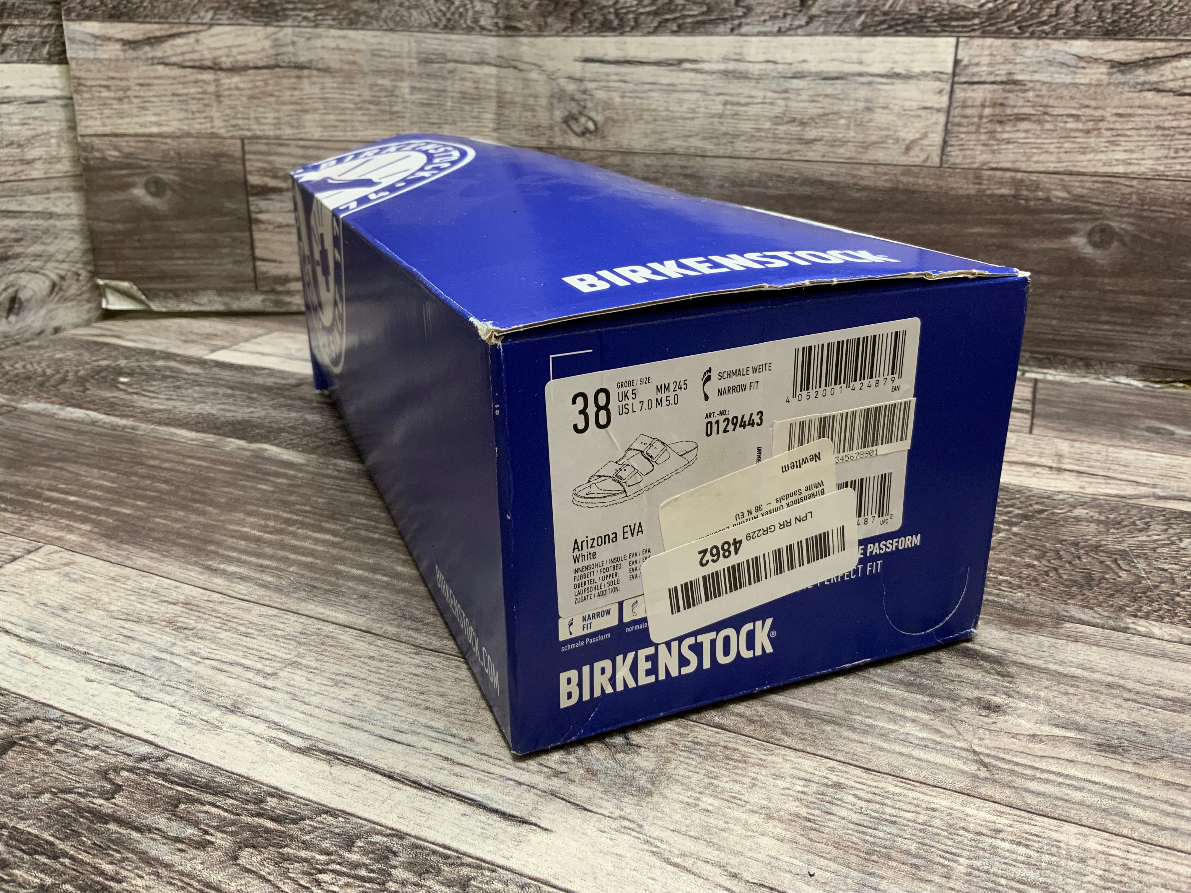 Birkenstock Unisex Arizona Essentials EVA White Sandals (8135990345966)